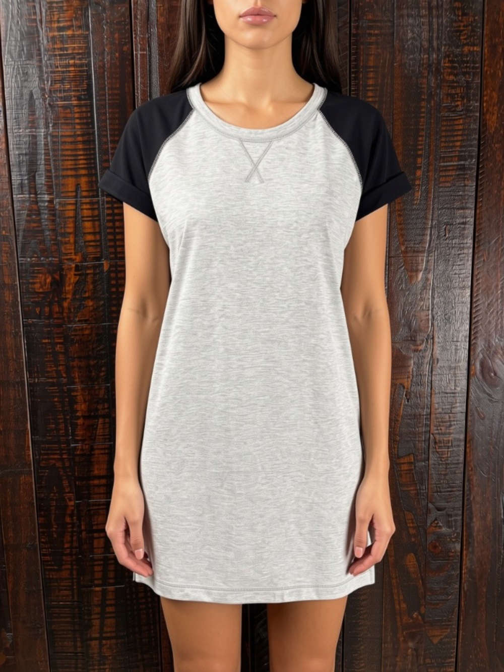 Style & co. Sporty Gray T-shirt Dress Casual Athletic NWT Medium